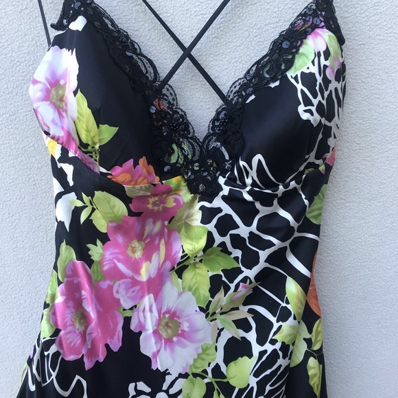 Mary L Couture Dresses & Skirts - Mary L Couture silk Black Maxi Dress size 6